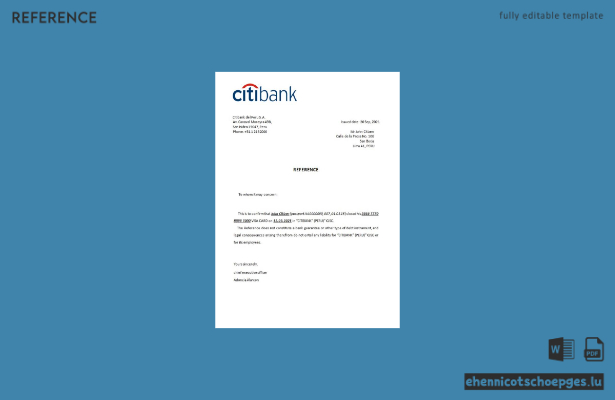Beispielvorschau zur Schließung der Citibank in Peru